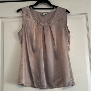 Silver dress blouse